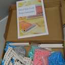 UCDRMA Upgraded Large Adjustable Loom Knitting Kit with Removable-pegs, Up to 132 Sizes & Shapes Weaving Knitting Loom for Blankets/Scarves/Hats, Beginners Infinity Crochet Loom Kit with Instructions