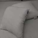 MIULEE 20x20 Pillow Inserts, Firm and Fluffy Decorative Square Throw Pillows for Couch Sofa Bed, Down Alternative with 100% Cotton Cover Pack of 2