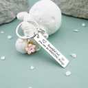 Inspirational Keychain for Women Confirmation Gifts for Teen Girls Motivational Friendship Gift for Besties Daughter Niece Sister Mothers Day Easter Birthday Graduation Present for Her