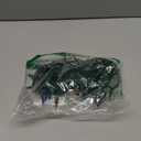 PREXTEX Christmas String Lights with Green Wire - 100 Count, 20 Ft Multicolored Christmas Tree Lights for Xmas Decorations Indoor and Outdoor - Incandescent String Light for Patios, Fences, Holidays