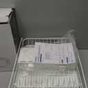 Kitsure Large Dish Drying Rack - Extendable Dish Rack, Multifunctional Dish Rack for Kitchen Counter, Anti-Rust Dish Drainers with Cutlery & Cup Holders 19.2"-26.7" L x 12.9" W, White (Standard)