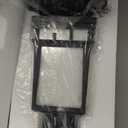 Dusk to Dawn Outdoor Post Lights,Black Waterproof Lamp Post Light Fixture, Aluminum Lamp Posts Outdoor Lighting Pole Lantern for Outside Yard Patio Pathway Garden Deck, Hard Wired,1-Pack