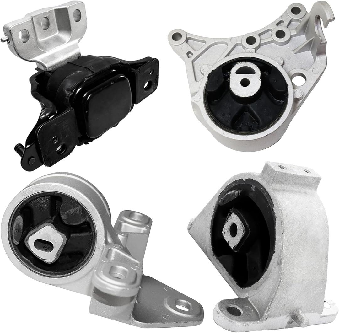 Engine Motor Mount and Transmission Mount Kit Compatible with 2001-2003 Chryler Voyager, 2001-2007 Dodge Caravan Grand Caravan, Chryler Town & Country A2925 A2926 A2928 A2927