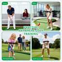 GPANDAG 2 Pack Golf Grip Trainer and Golf Wrist Trainer, Golf Training Aid w/Click Feedback for Warm Up/Strength Training, Golf Swing Trainer Right Left Gift for Golfers, Indoor Outdoor Golf Arm Band