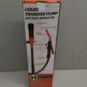 3GPM Portable Fluid Transfer Siphon Pump with Oil Pipeline(Orange Red)