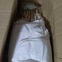 Windyun 8 Pack Kids Teepee Tent for Slumber Party with Mattress,Light String,Airbed Fitted Sheet,Sleepover Tent for Girls Boys Party,Kids Play Playhouse Indoor Outdoor(White)