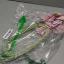 Poppy Silk Flowers,6PCS Fake Poppy Flowers 41.3in Long Stem Poppies Flowers for Tall Vase Wedding Party Home Decor(Champagne)