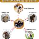 VALFRID Dog Paw Protector Anti-Slip Grips to Keeps Dogs from Slipping On Hardwood Floors,Disposable Self Adhesive Resistant Dog Shoes Booties Socks Replacement XXXL 24 Pieces
