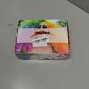 15 Inch Short Straight Purple Bob Wig with Bangs | Natural Heat Resistant Synthetic Hair for Women Costume Wigs