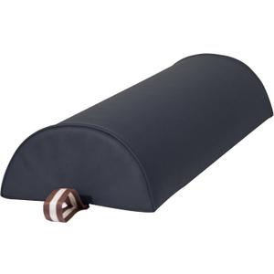 Master Massage 6"x26" Large Half Round Bolster Pillow – Black, Semi-Round Cushion for Massage Tables, Yoga, and Physical Therapy