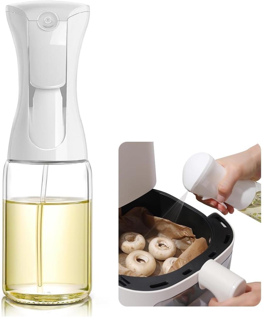 Mistifi oil spray Premium 150ml Glass. Fine Mist Spray Bottle for Air Fryer, Olive Oil, Healthy Nonstick Frying, Commercial & Home Kitchen Use (150ml Glass bottle 886)