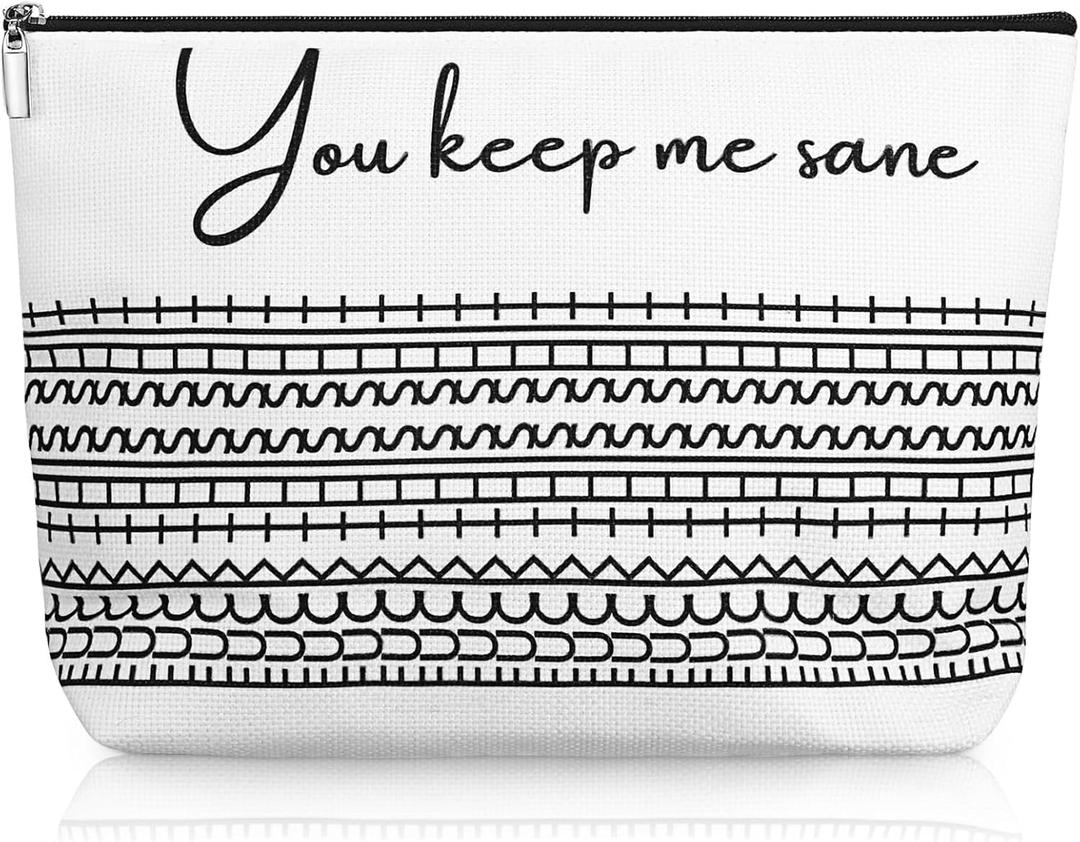 Hidden Message Makeup Bag, Funny Office Gift for Women, Travel Make up Bag, Anniversary or Retirement Present for Coworker Friends Family