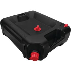 Performance Tool W4078 24-Quart Oil Drain Container, Deep Drain Well, Integrated Handle, Sealing Rubber Gaskets, Black