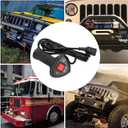 Electric Winch Remote Control Controller, Winch Electric Remote 3 Prong, Controller Winch Electric with 9.2ft Cable, Winch Controller Replacement for Off Road Vehicle