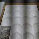 Chandelier 4 Lights Bubble Pendant Light (Clear Balls Flush Mount)