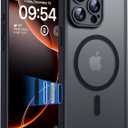 TOCOL for iPhone 16 Pro Max Case with Camera Control Capture Button, Compatible with Magsafe Charger, Built-in Magnetic Ring, Translucent Matte Phone Case for iPhone 16 ProMax 6.9 inch (Key Black)