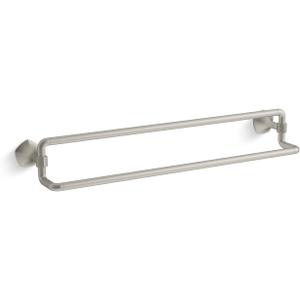 KOHLER OCCASION 24" DOUBLE TOWEL BAR (Brushed Nickel)