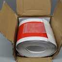 COUKIU Flexible Baseboard Molding Trim, 6 Inch x 20 Feet Self-Adhesive Vinyl Wall Base Cove Base, Peel and Stick Rubber Wall Base Moulding Trim(S152, White)