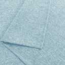 Hiasan 2 Pack Faux Linen Rectangle Tablecloth - Wrinkle and Stain Resistant Washable Table Cloth for Kitchen Dining Room Holiday Table Cover for Party Dinner, Lux Slate Blue, 54 x 80 Inch