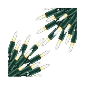 Warm White Christmas Lights, 2 Pack Total 40FT 200 Count Incandescent Christmas Mini Tree String Lights, Waterproof Christmas Decorations for Outdoor Indoor Xmas Patio Home Party Garden Yard Decor