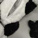 Skylety 5 Pieces Cat Stuffed Animal with Babies Inside Belly Plush Cat Pregnant Mommy Kitty with 4 Cute Fluffy Stuffed Kittens Christmas Birthday Surprise Gifts(Black, White)