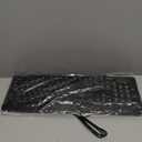 KOPJIPPOM Large Print Backlit Keyboard, USB Wired Computer Keyboard, Full Size Keyboard with White Illuminated LED Compatible for Windows Desktop, Laptop, PC, Gaming, Black