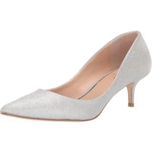 Jewel Badgley Mischka Royalty Pointed Toe Kitten Heel, Size 8