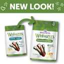 WHIMZEES Wellness Brushzees Dog Dental Treats, Natural Chews, Medium Size Stick, (12 Count) (EXP 06/27/28)