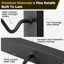 Cable Attachment Storage Rack, LAT Pulldown Bar Holder, Home Gym Organizer for Cable Handles and Attachments