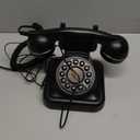 Peohud Retro Landline Telephone, Classic Corded Desk Phone, Vintage Old Fashioned Dial Button Phone with Redial Function for Home Office