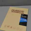 SPARIN Screen Protector for iPad A16 2025 11th (11 Inch) /10th Generation 2022 (10.9 Inch), 2 Pack Tempered Glass for iPad 11/10 Gen, Case Friendly, Anti-Scratch, Touch Sensitive