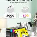 962XL Ink Cartridge Combo Pack Compatible for HP 962XL 962 Ink Cartridges Work with HP Officejet Pro 9018e 9015e 9018 9012e 9015 9010 9018e 9012 9025e 9025 9020 Printers (4 Packs)