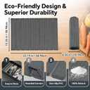 Large Stone Dish Drying Mat for Kitchen Counter, 24x16 Inchs Diatomaceous-Earth Quick Dry Stone Mat, Drying Pads for Kitchen, Utensils, Vegetable, Fruits, Bathroom Absorbent Pad, 23.6" x 15.4"