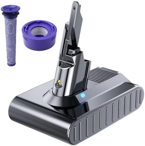 6.0Ah Replace for Dyson V7 Battery Replacement, Compatible with Dyson V7 Absolute V7 Trigger V7 Animal V7 Motorhead V7 Mattress Fluffy Vacuum V7 Trigger V7 HEPA V7 Car+Boat Handheld Vacuum Cleaners