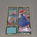 Tara Toy Princess Magnetic Wooden Dress Up  Pretend Play Set for Girls Ages 3+ with Wooden Doll, Mix-and-Match Outfits & Storage Box Great for Travel and Playdates