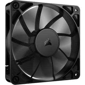 CORSAIR RS120 120mm PWM Fan  Daisy-Chain Connection  Low-Noise  Magnetic Dome Bearing  Single Pack  Black