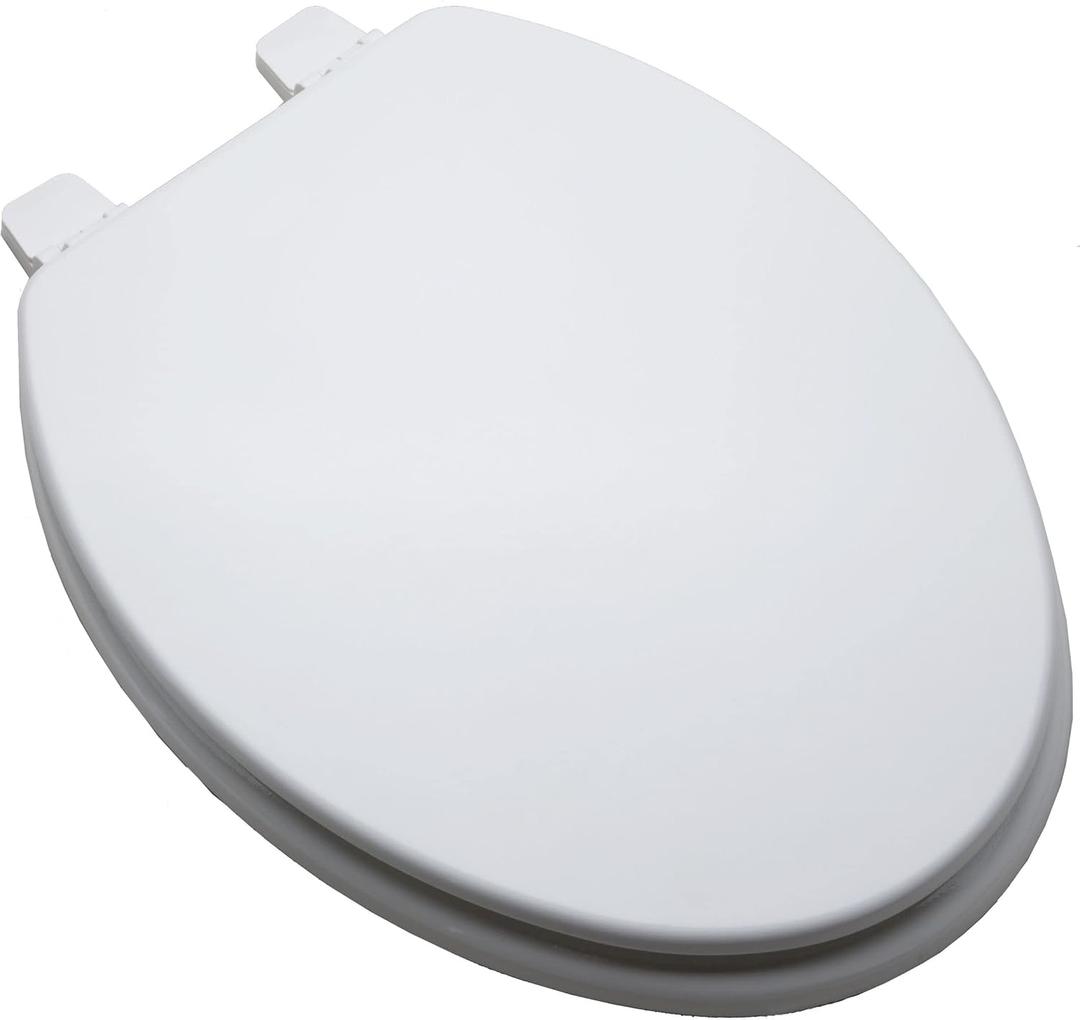 PROFLO PFTSWE2001 Elongated Closed-Front Toilet Seat and Lid - White