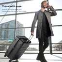 OLIXIS 28 Inch Luggage, Hardside Checked Suitcase with Spinner Wheels, Lightweight ABS Hard Shell Travel Luggage, TSA Approved Lock, Expandable Large Suitcase for Business & TravelBlack