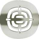 Westbrass Brass Snap-In Shower Strainer Grid, Polished Nickel, D316-05