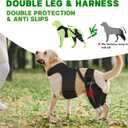 Dog Knee Braces for Back Leg Support,ACL/CCL Brace for Small Dogs,XS | Adjustable Dogs Brace for ACL Tear with 4 Stabilizers, Hip Support to Reduces Pain, Ligament Injuries & Luxating Patella, XS