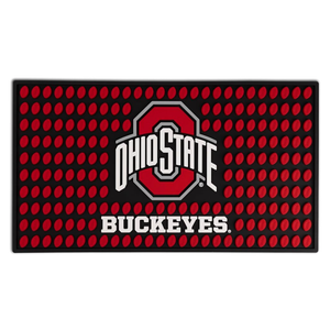 The Memory Company Officially Licensed Team Logo Bar Mat, Non-Slip Rubber Heavy-Duty, for Countertop & Home Bar, Large, 19” x 11”