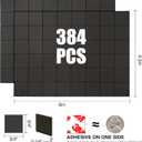 Magnetic Squares Pieces with Adhesive Backing(Each 3/4" x 3/4"),Self Sticky Magnets for Classroom Activities,Peel and Stick for Cards/Picture/Poster (40mil Magnet 384PCS)