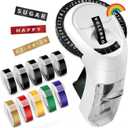 Embossing Label Maker, Scrapbook Junk Journal Supplies, Vintage Embossed Manual Label Maker Machine, Old School Retro Embosser for Scrapbooking & School DIY Crafts, 10-Roll Color 3D Tapes, Omega-S