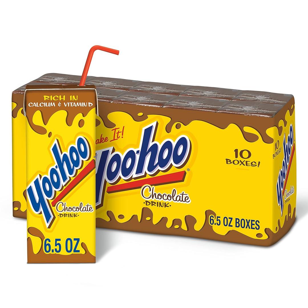 Yoo-Hoo Chocolate Drink, 6.5 Fl Oz (Pack of 10), Best By May 3, 2027