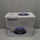 Portable Radio CD Player Boombox with Bluetooth,FM Radio,USB MP3 Playback,AUX-in,Headphone Jack,MP3 CDs Compatible,Kids CD Players for Home or Outdoor (Blue)