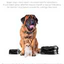 Pet Parents Washable Dog Diapers (3pack) + Extendrs of Durable Doggie Diapers, Premium Dog Diapers Female & Male (X-Small, Black)