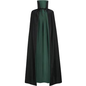 LMYOVE Black and Red Reversible Cloak Halloween Cape Vampire Costume Masquerade Dracula Magician Devil Cosplay Adult Kids (120CM/47")