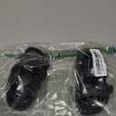 Boys Girls Toddler Little Kid Sandals Buckle Adjustable Water Sandal With Hook Loop Back Strap(Toddler 5-Little Kid 12) (Black)