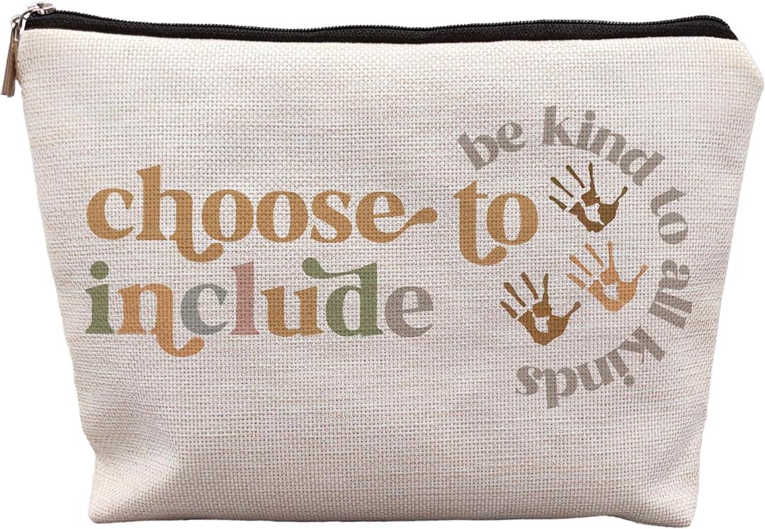 Be Kind Makeup Bags - Teacher Appreciation & Speech Therapy Gifts