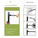 35Pcs Push-to-Fit Drip Irrigation Emitters for 1/4" Irrigation Tubing,360 Degree Adjustable Water Flow Emitters Irrigation Drippers for Garden Watering System